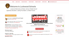 Desktop Screenshot of lockwoodschool.org