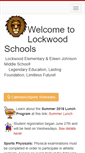 Mobile Screenshot of lockwoodschool.org